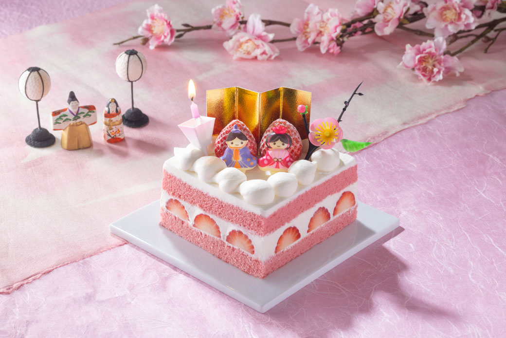 新商品 桃の節句 ひなまつり苺のデコレーションケーキ発売