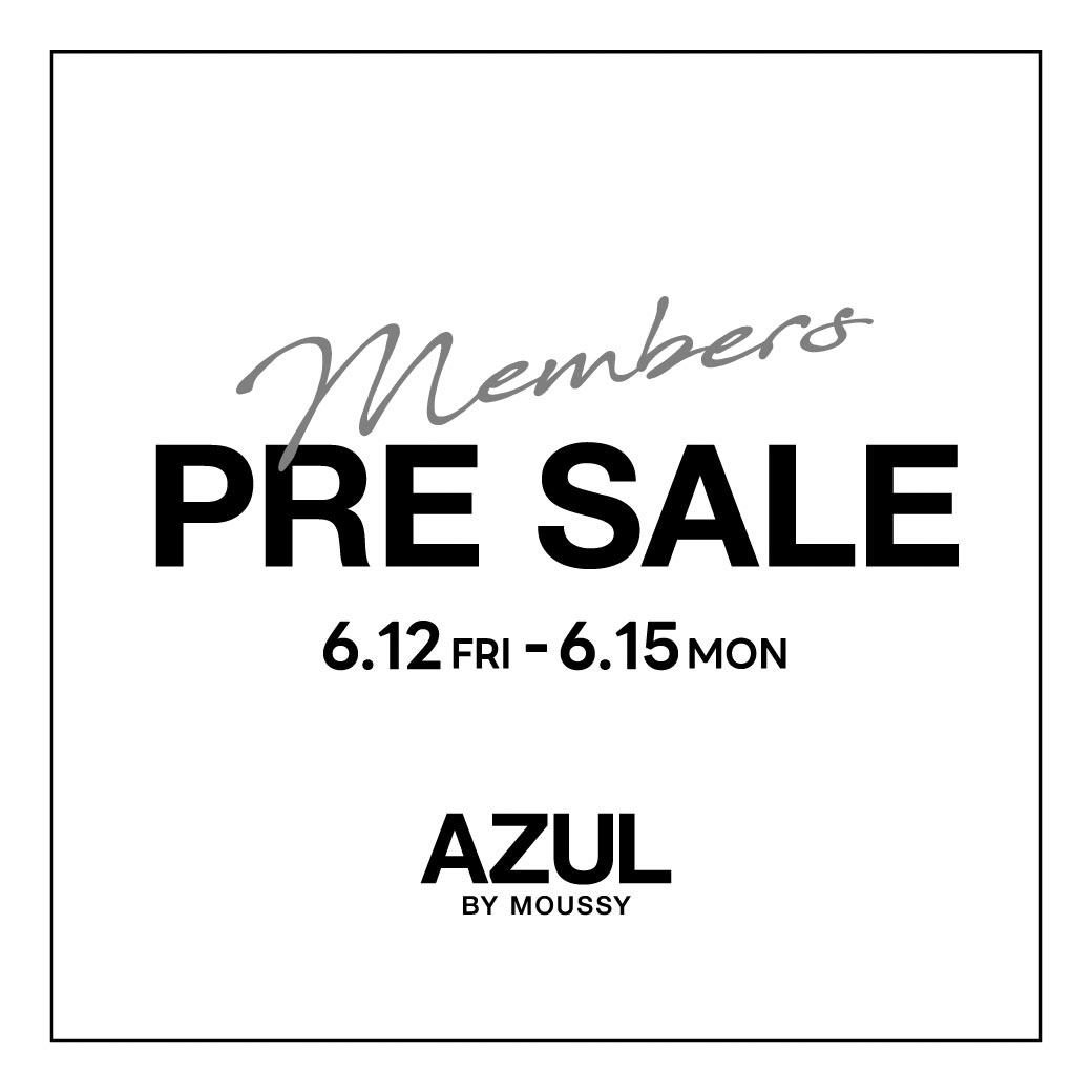MEMBERS PRE SALEを開催！
