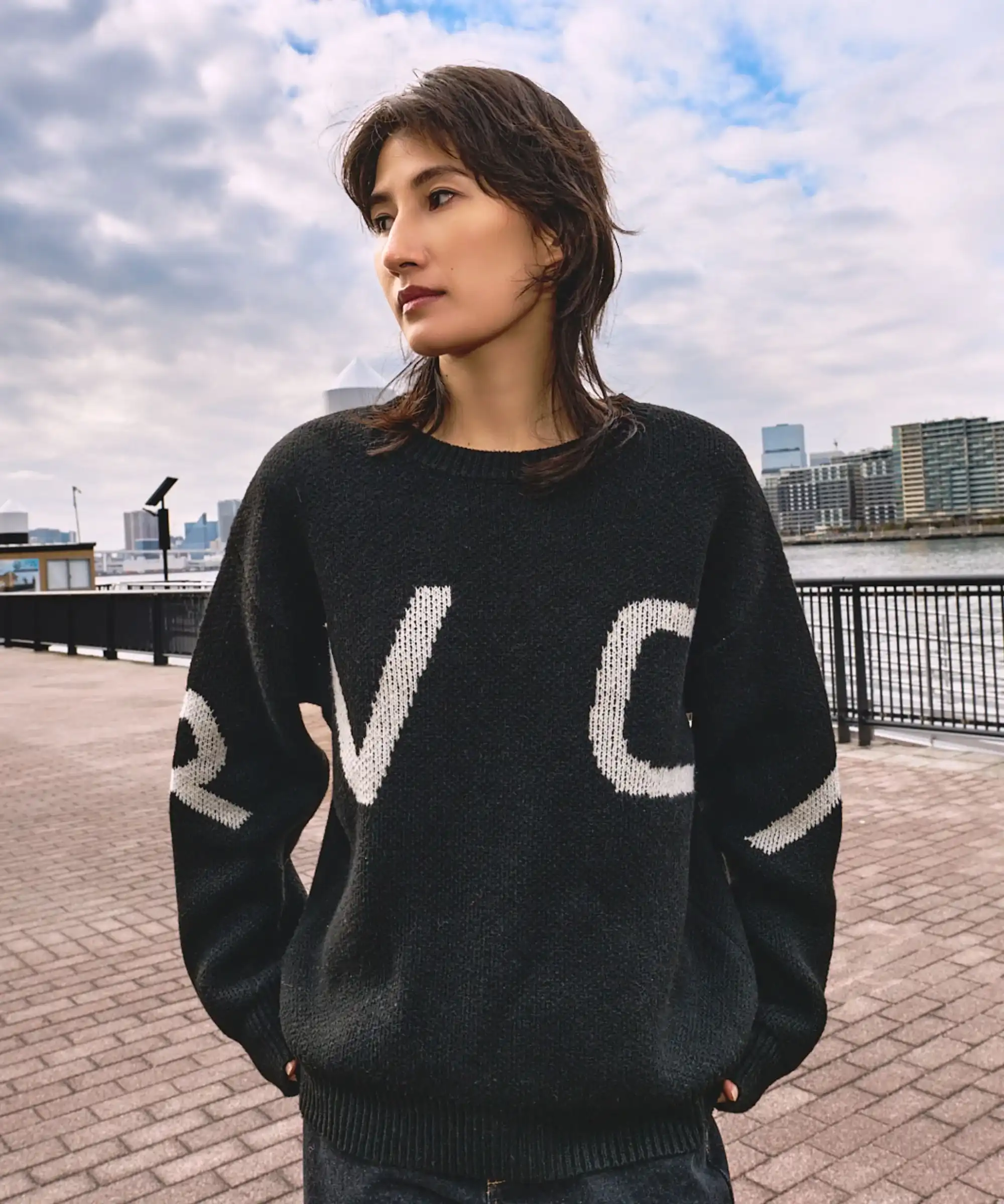 RVCA　ウィメンズ　KNITセーター
