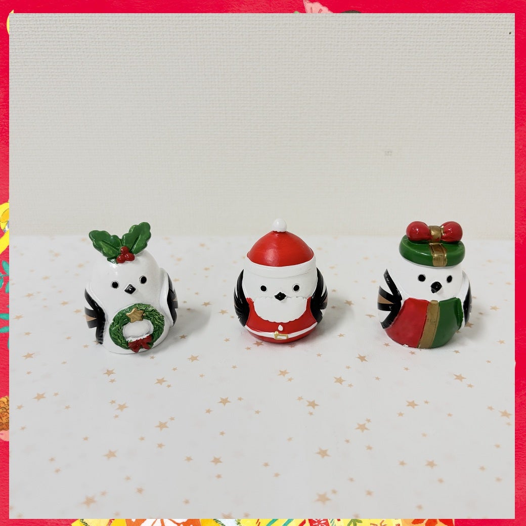 クリスマスオブジェ　シマエナガ