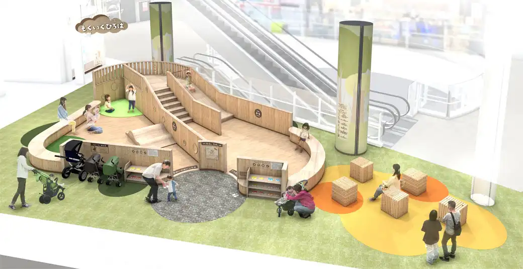 【子どもの遊び場(屋内・もくいくひろば)】