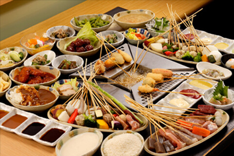 串かつ食べ放題 串まる