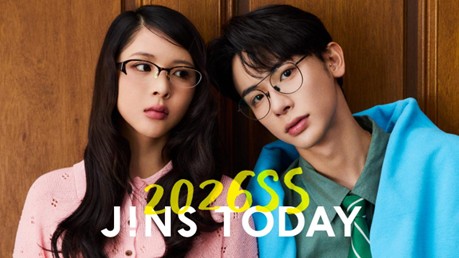 旬を着こなすメガネ「JINS TODAY」26年夏の新作発売！