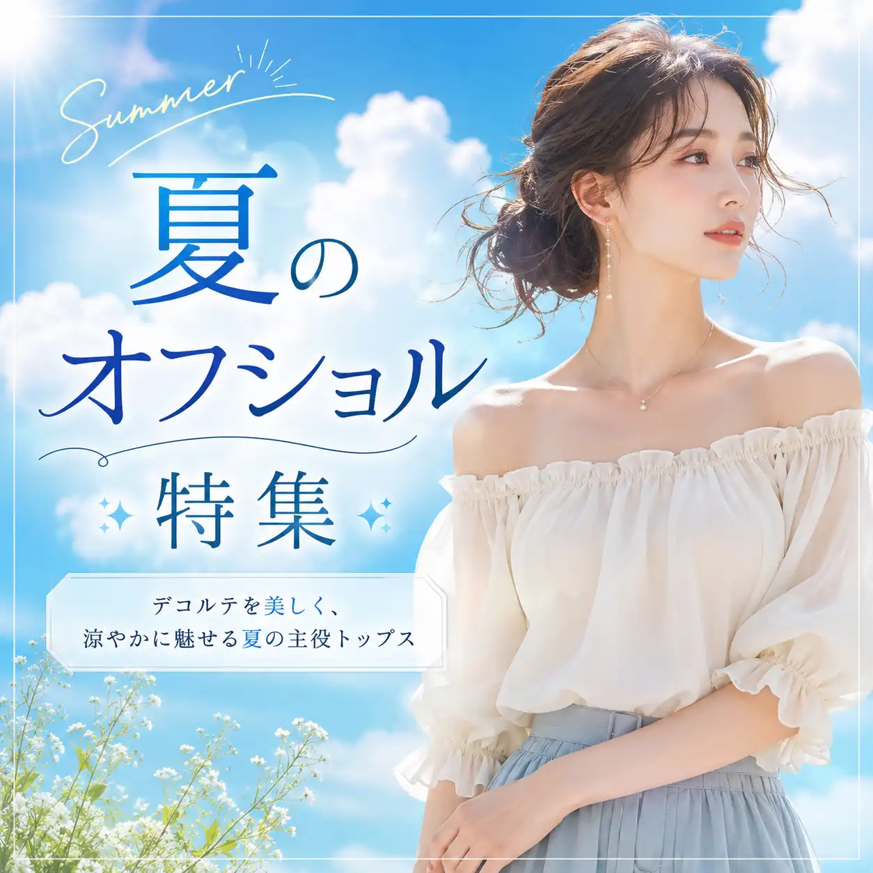 夏のオフショル特集