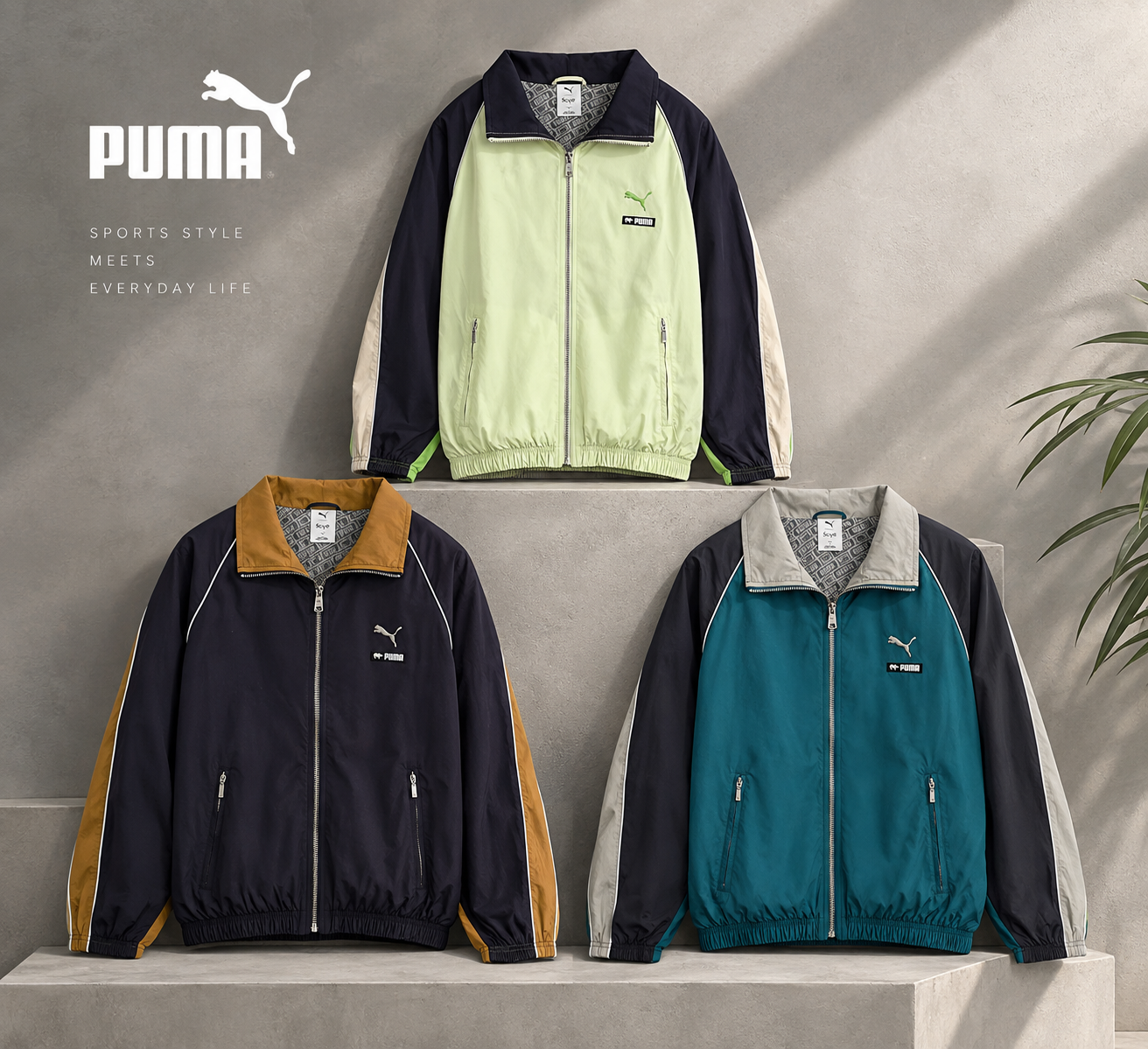 PUMA×ScyeT7ウーブンジャケット