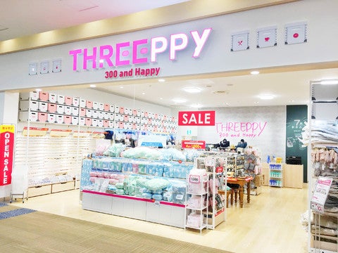 ショップ｜THREEPPY｜ イオンモール常滑