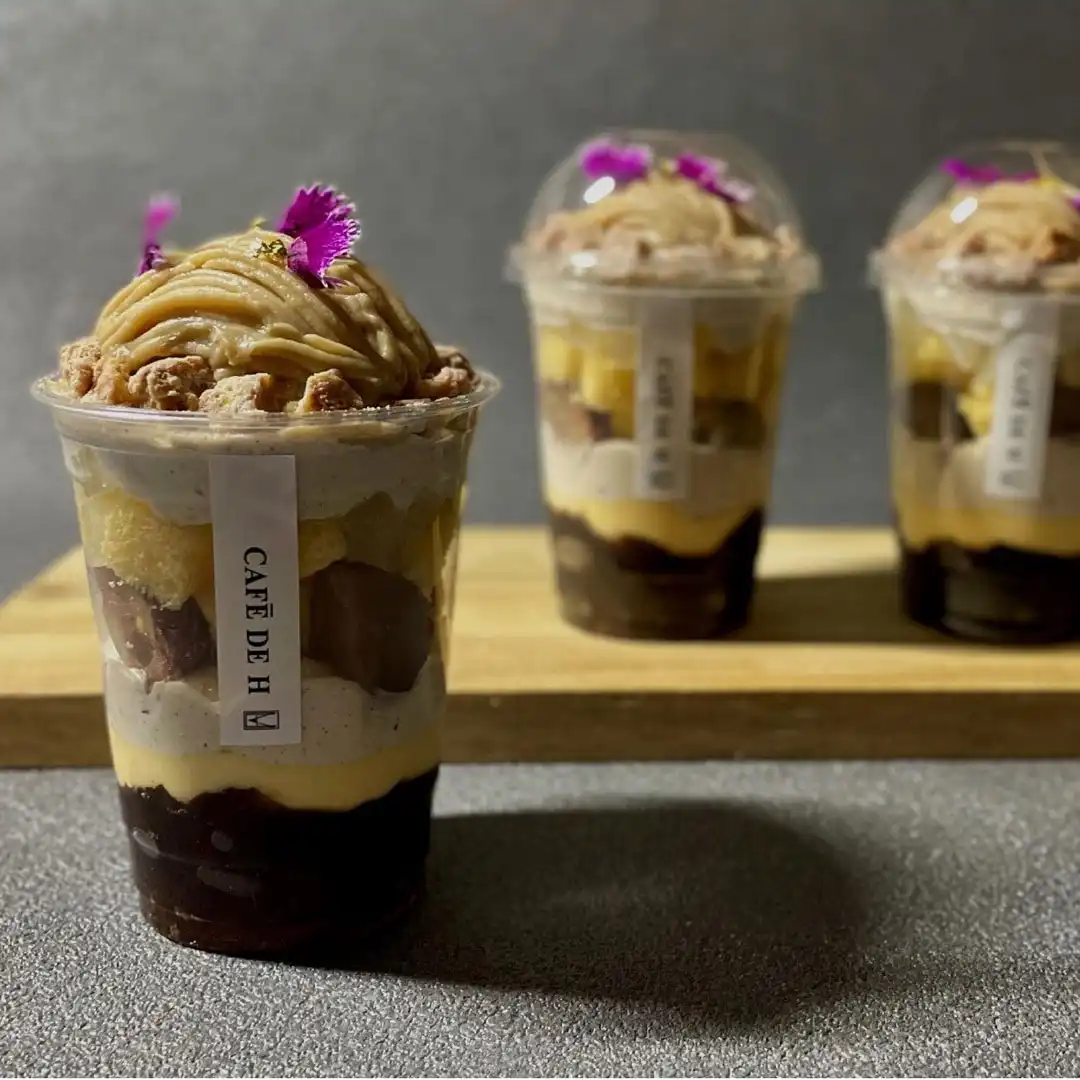 ☆栗を使った季節のパフェ☆