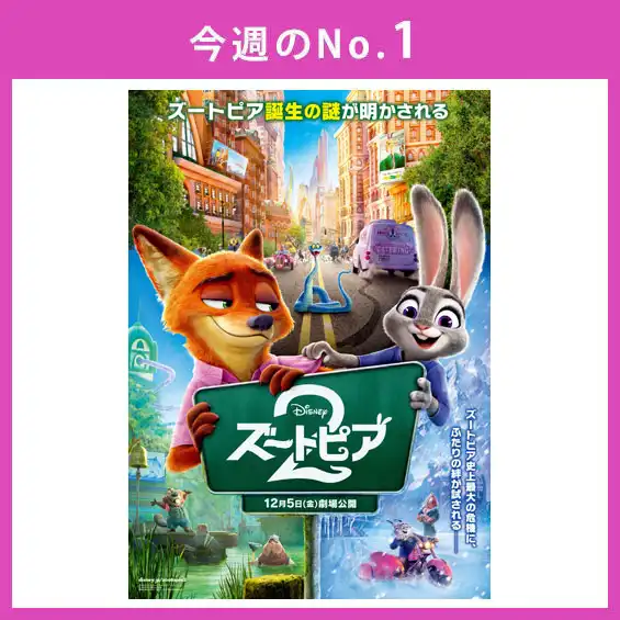 週末の映画ランキング