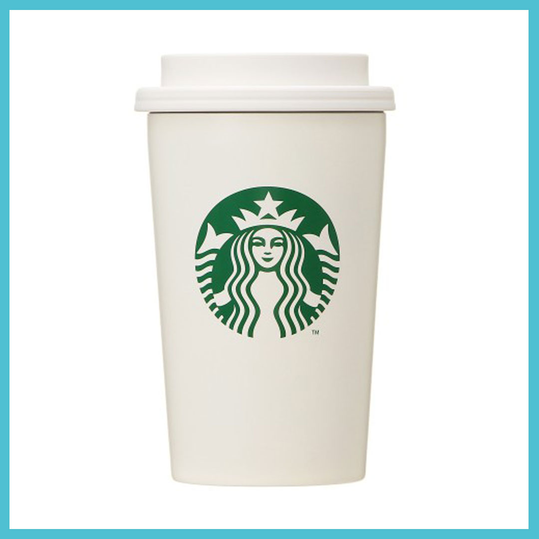 ステンレスTOGOカップタンブラーマットホワイト 355ml 本体価格3,818円（税込4,200円）