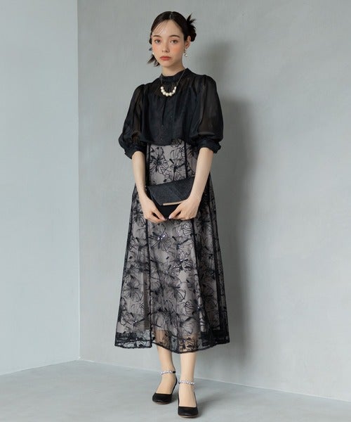 formforma パーティドレス シアーブラウス×スパンコール刺繍ドレス ニュース｜ショップニュース｜シアーブラウス×スパンコール刺繍ドレス