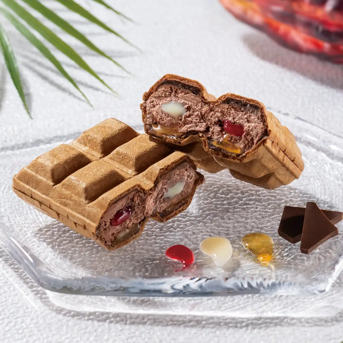 南国白くま最中チョコレート