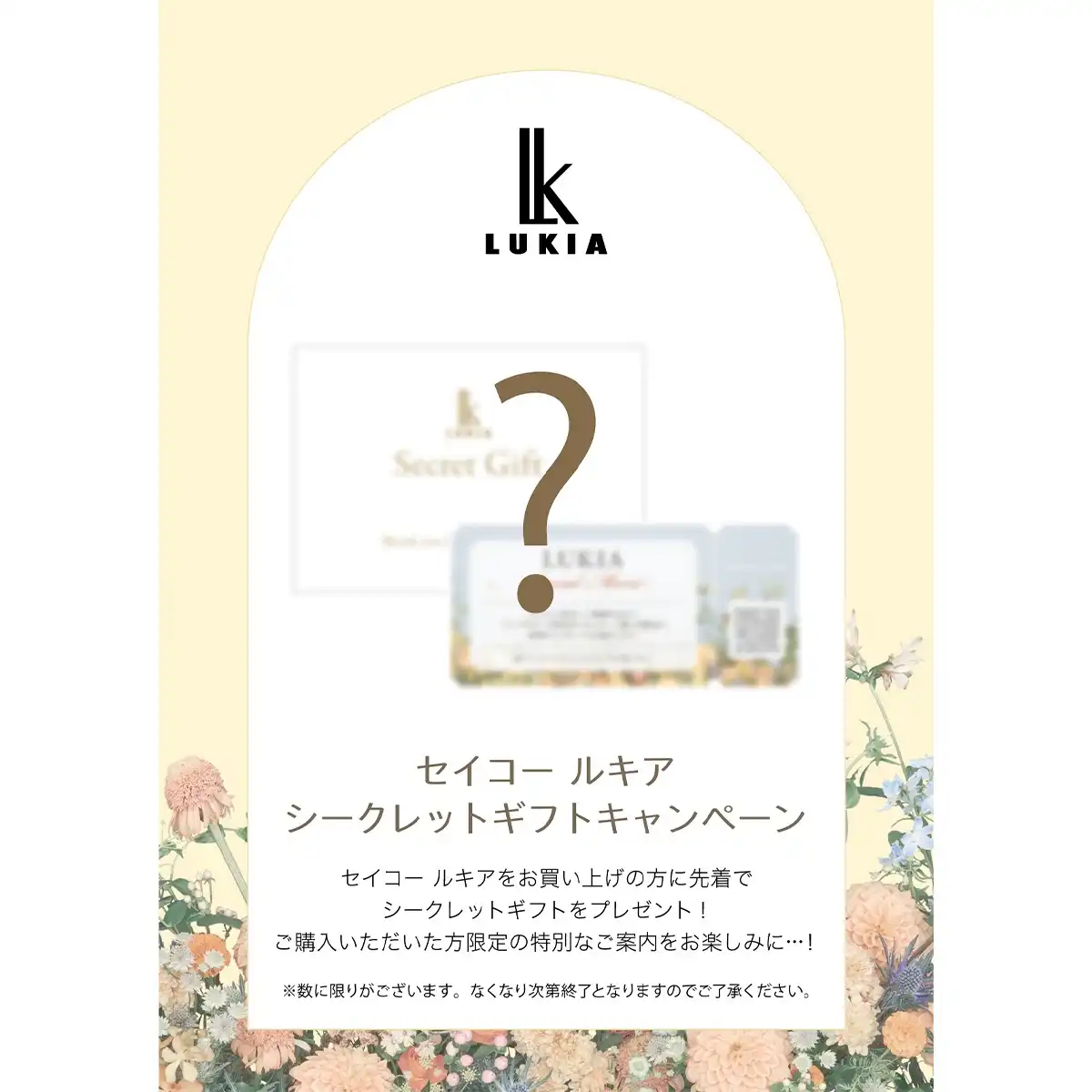 セイコールキア ホリデーノベルティキャンペーン