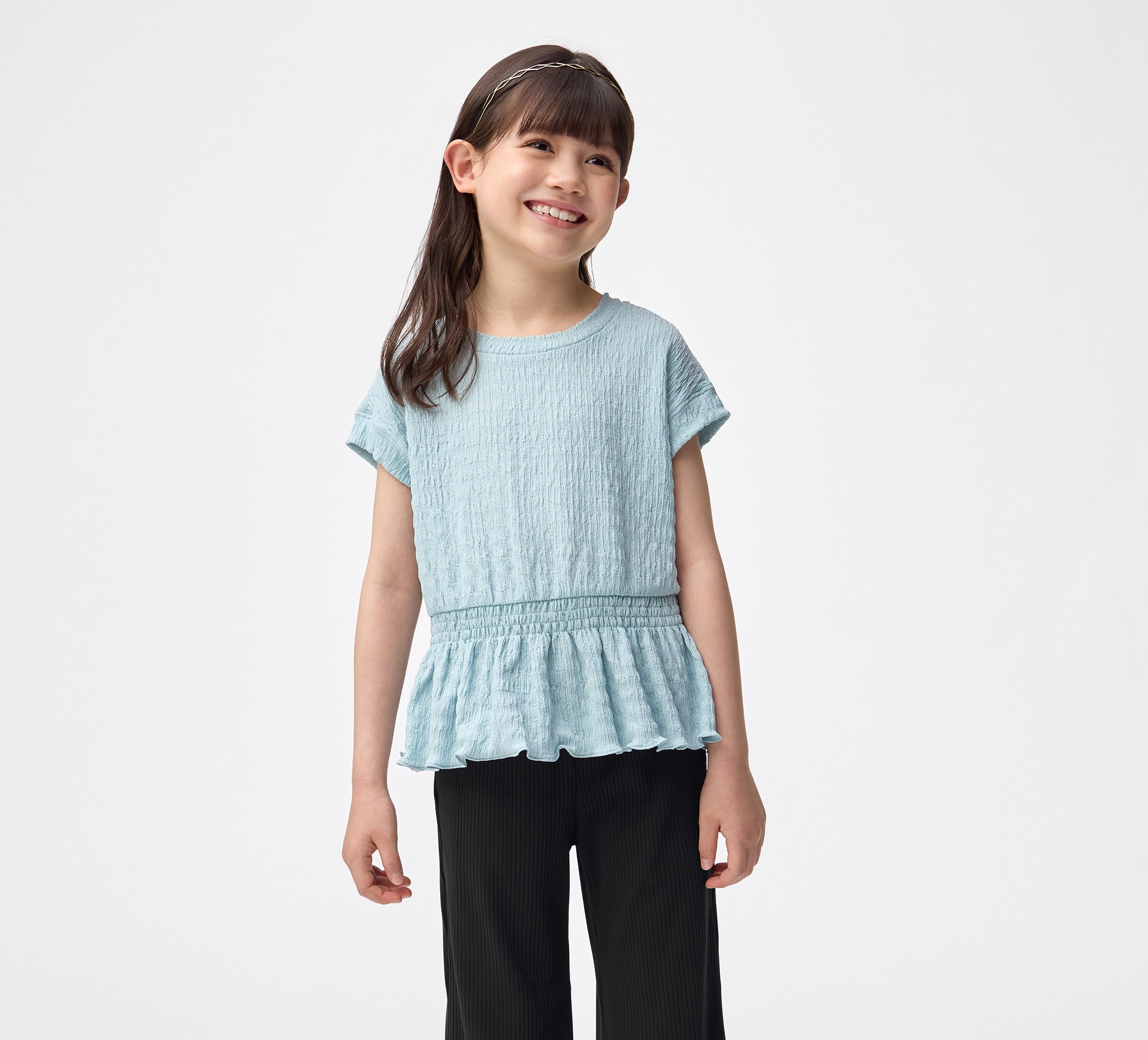 テクスチャーペプラムT