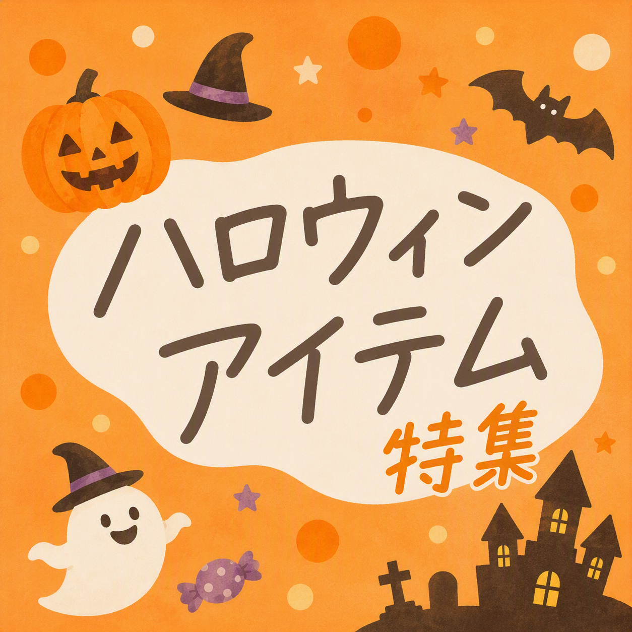 ハロウィンアイテム特集