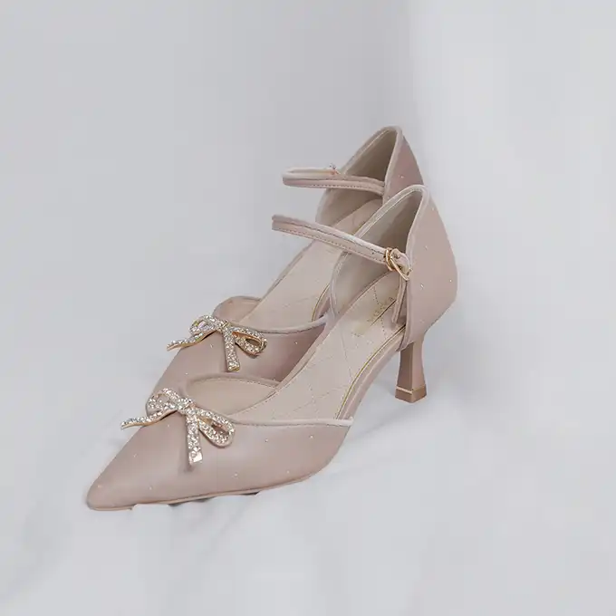 【Ribbon Collection】ビジューリボンセパレートパンプス（品番：PD38029）