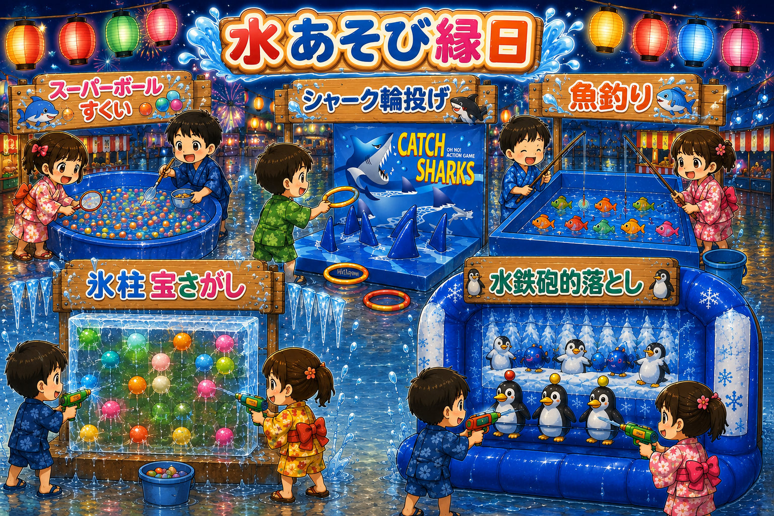 水あそび縁日