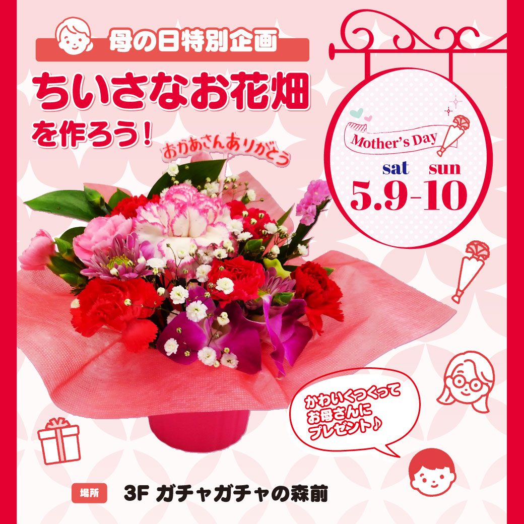 【母の日特別企画】ちいさなお花畑を作ろう