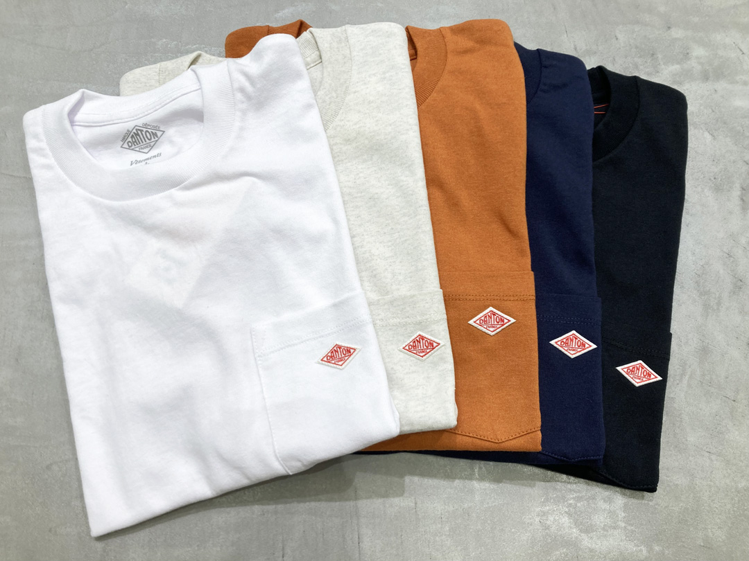 DANTON ポケットTシャツ