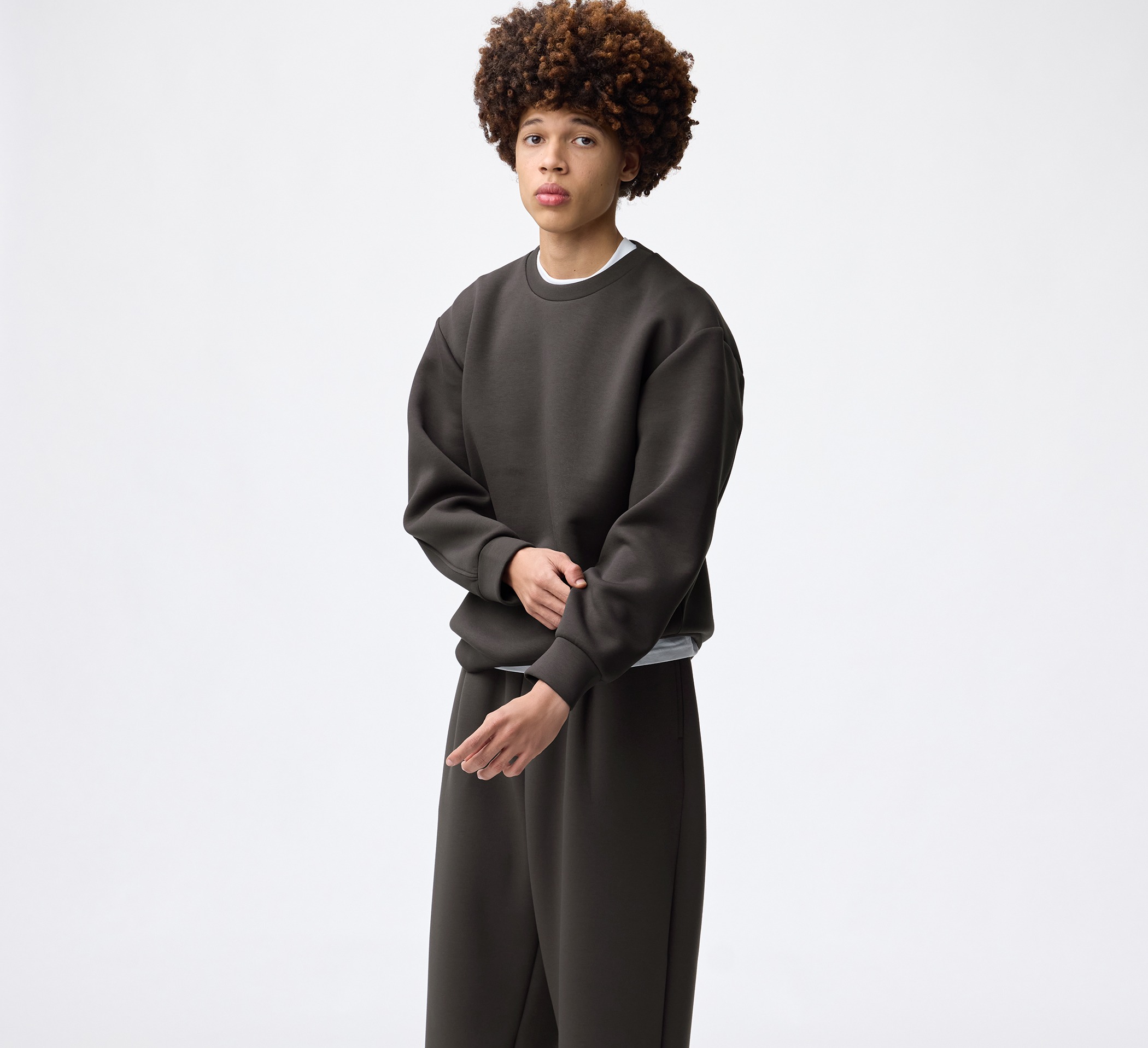 パフスウェットキャロットパンツ