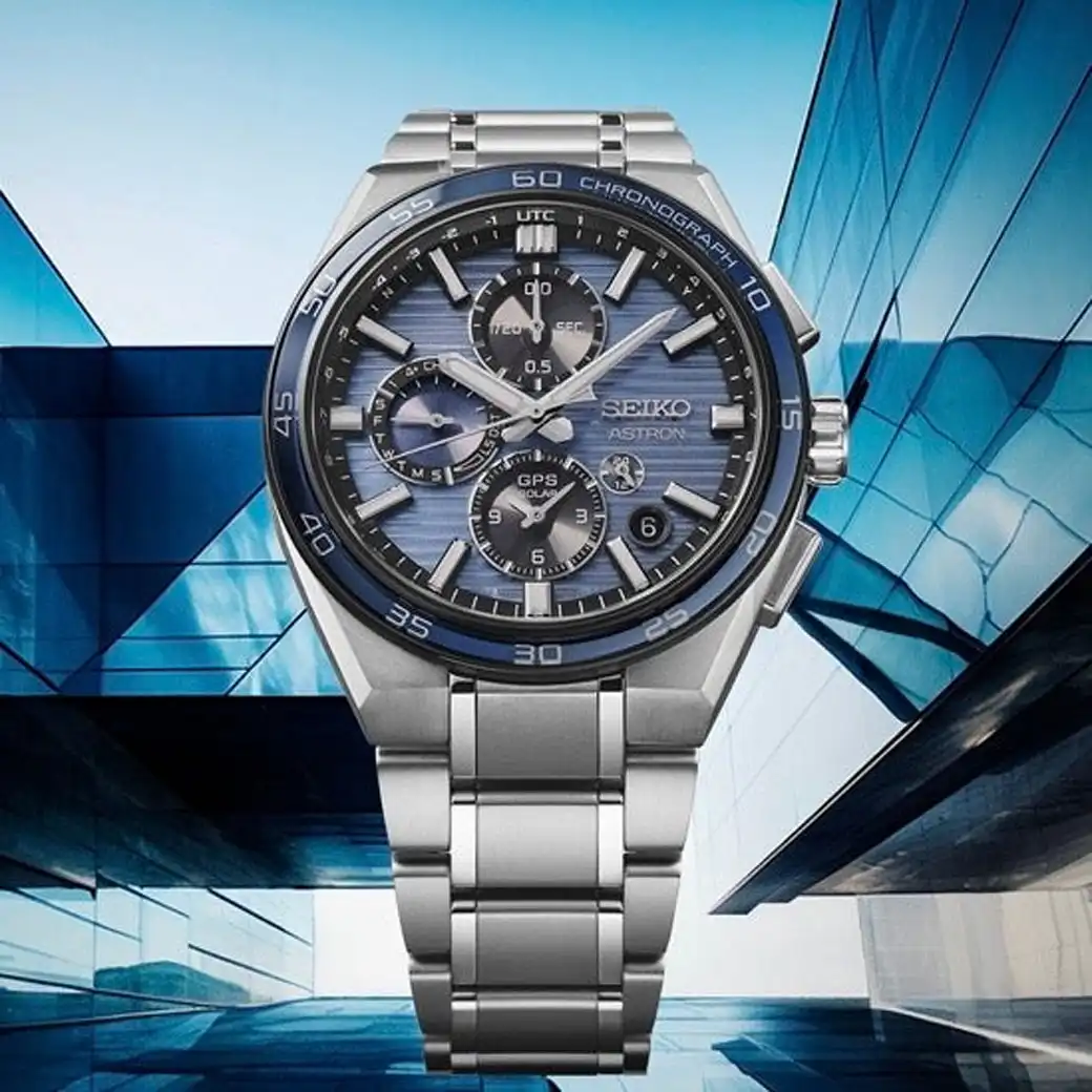 SEIKO ASTRON 透明感のあるサファイアガラスベゼルが特徴のGPSソーラーモデル