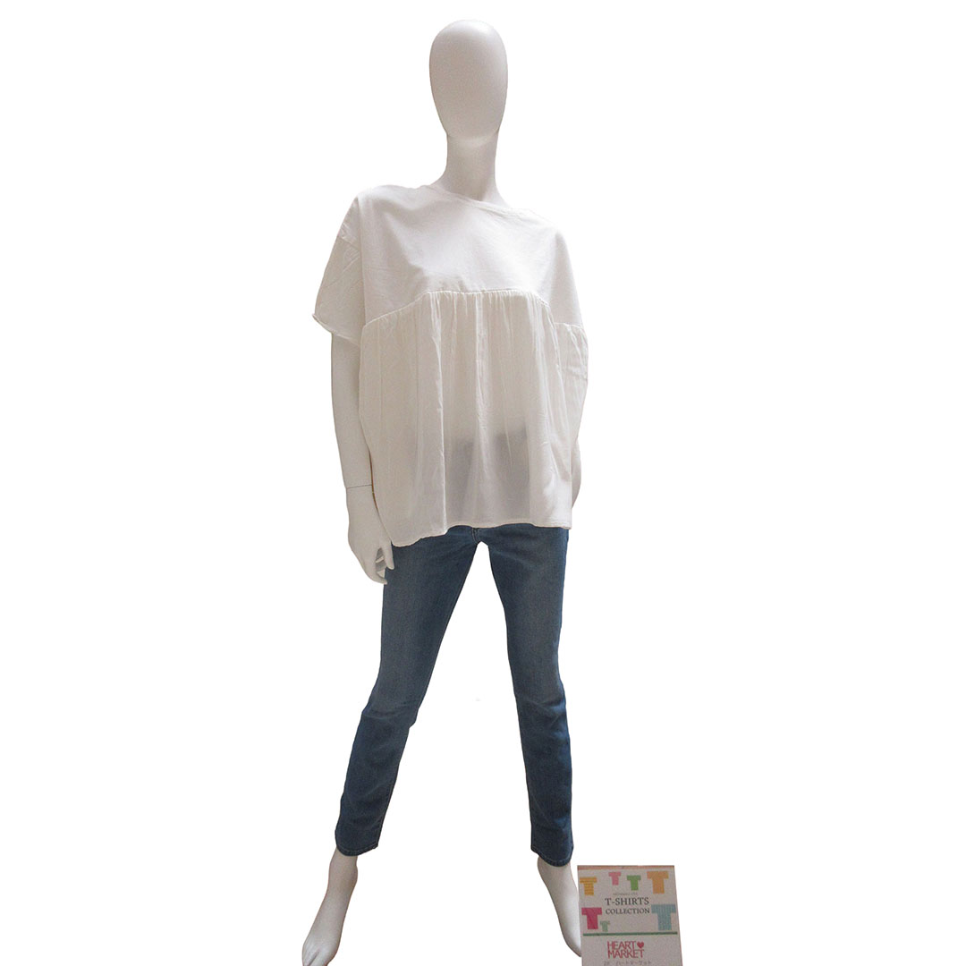 やわらかタッチ袖フリルPO／ やわらかプレミアムスキニー　