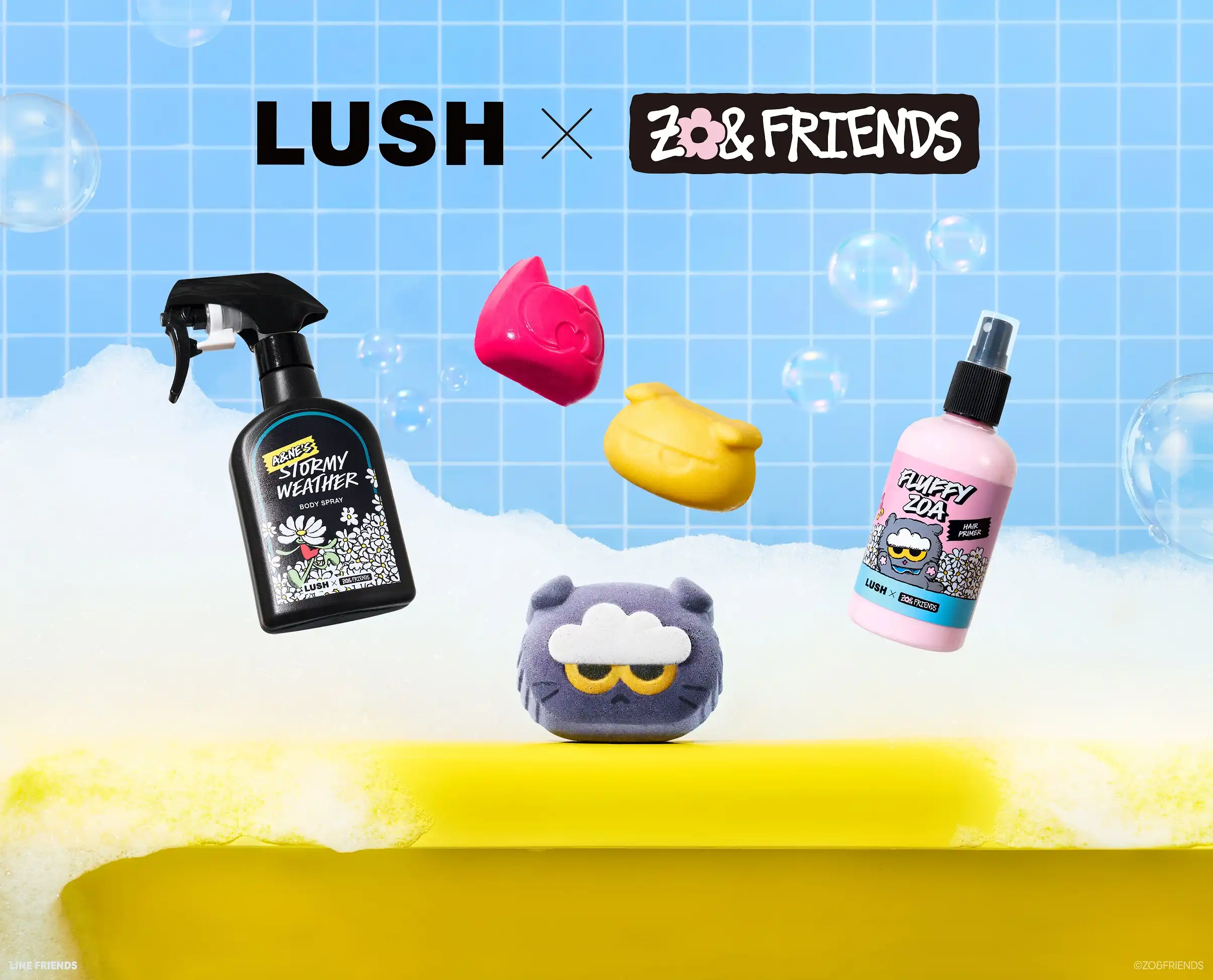 Lush × ZO&Friends コラボアイテム新登場！