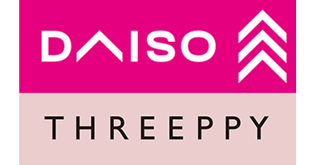 下田_ダイソー/THREEPPY_ロゴ
