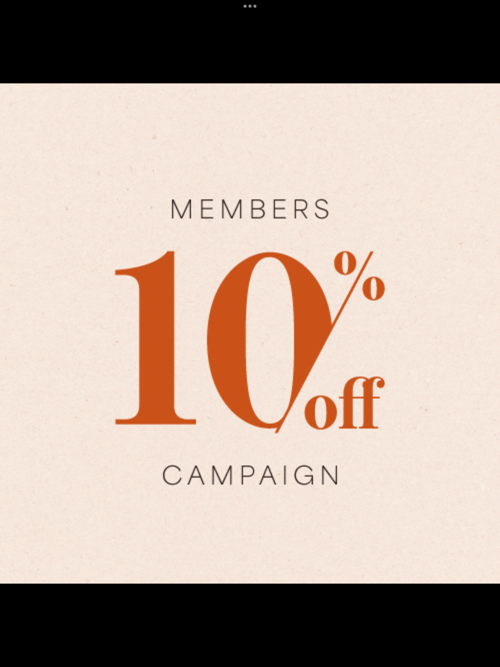 SPECIAL DAYS 10% OFF