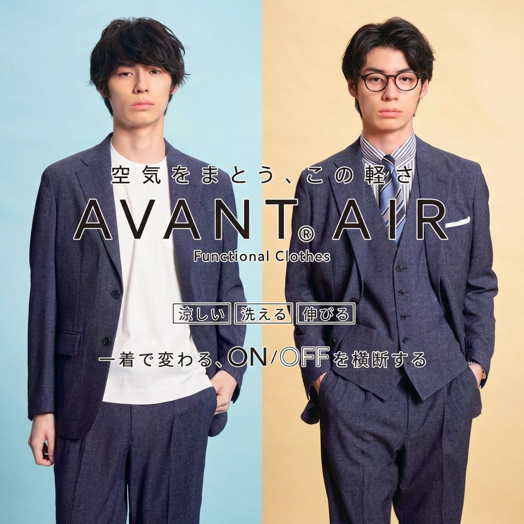 春夏の新作メンズセットアップ