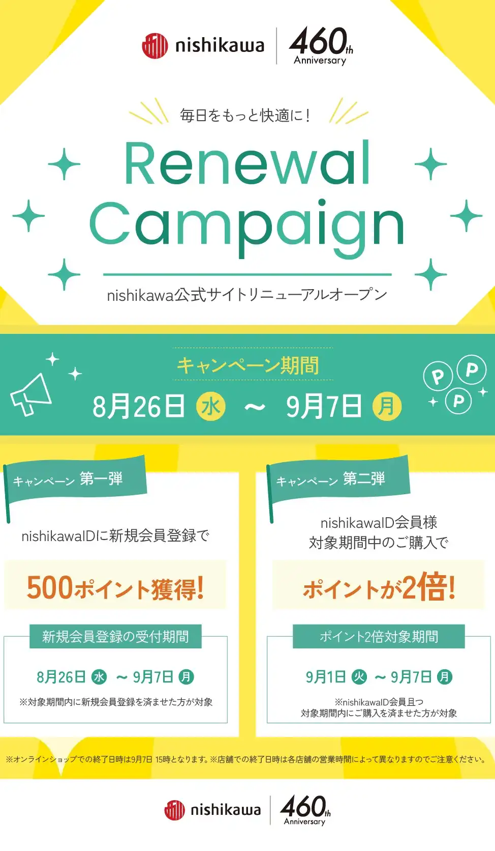 nishikawa公式サイトリニューアルオープン