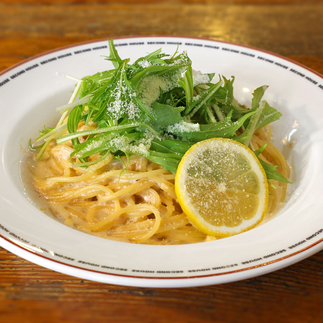 【季節限定】ツナたらこのレモンクリームスパゲティ ーチーズの香りー