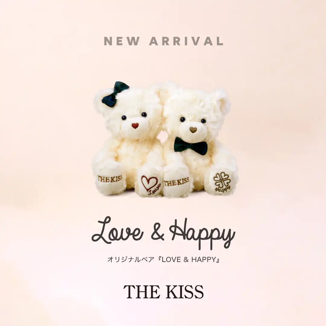 6月27日(土)オリジナルベア『LOVE&HAPPY』 リニューアルデザイン発売