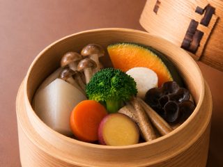 【各日限定15食】[せいろで楽しむ食欲の秋]秋野菜のせいろ蒸し