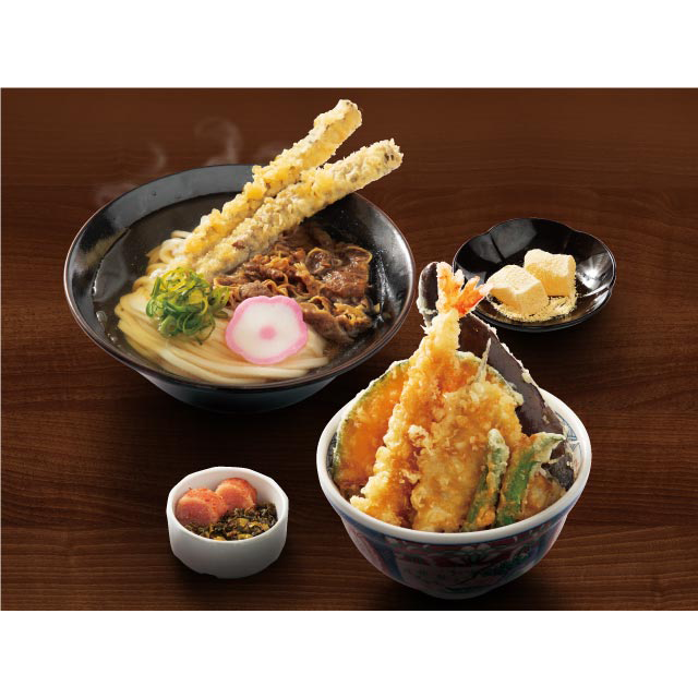 博多うまかセット 海鮮天丼