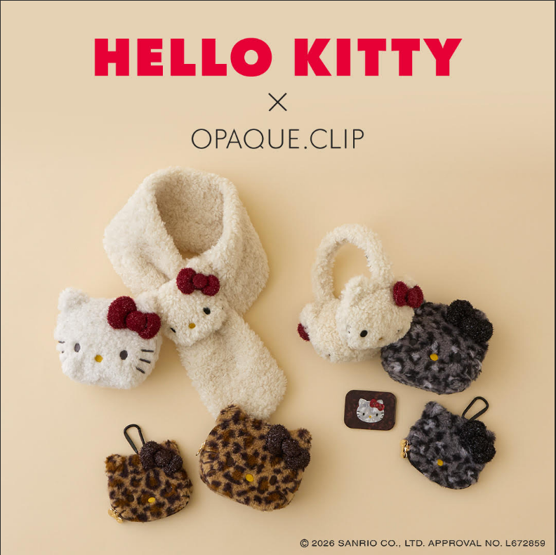 【HELLO KITTY×OPAQUE.CLIP】コラボレーションアイテム10/1発売！
