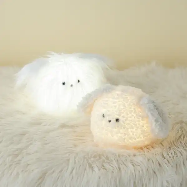 ふわふわ感がかわいい、ぬいランプ♪