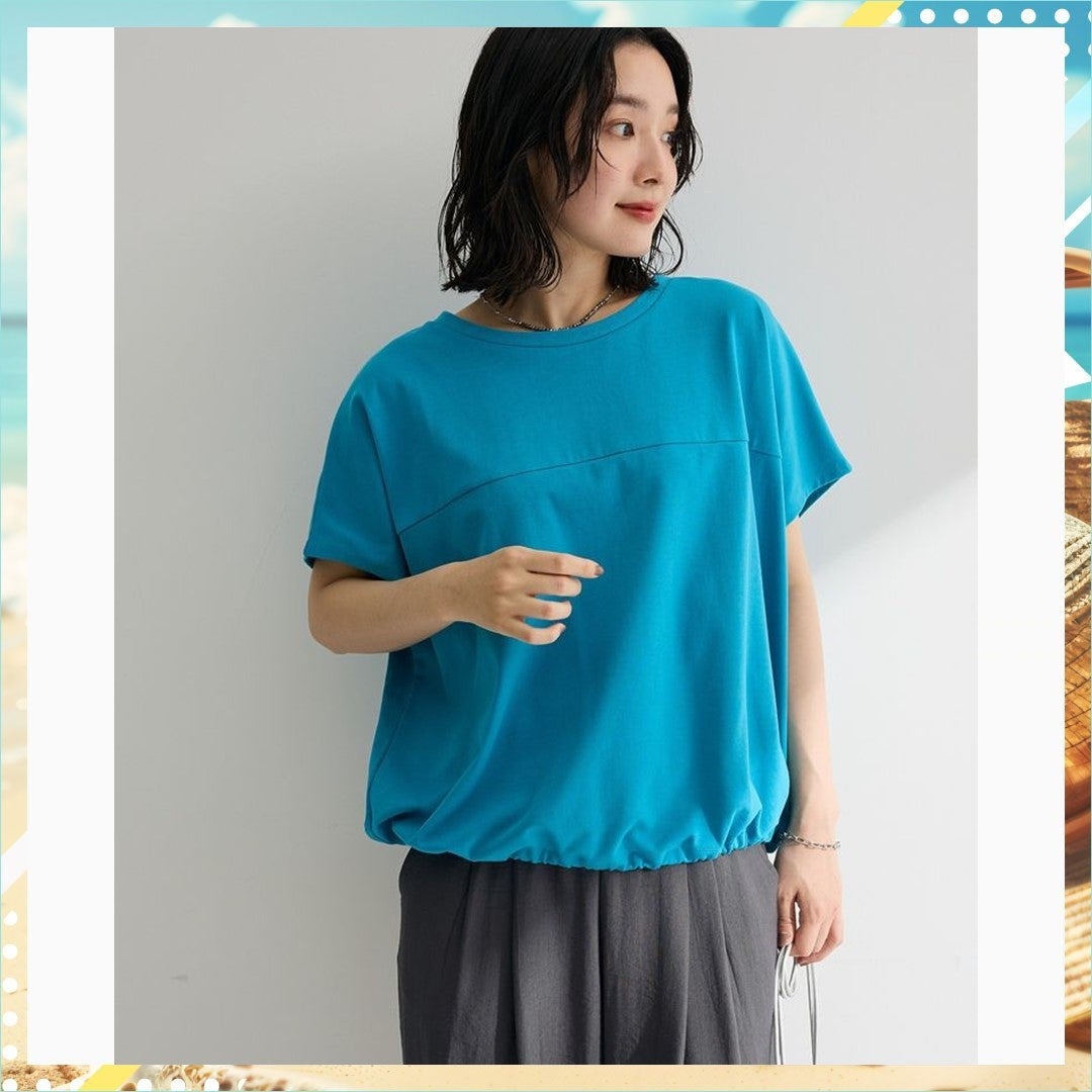 超冷感ドロストフレンチプルオーバー　本体価格2,719円（税込2,990円）