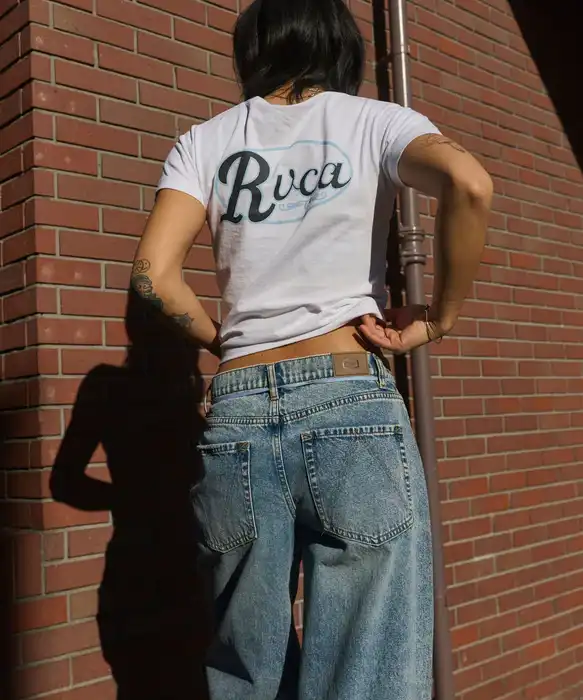 RVCA ウィメンズ CORRAL SS BABY TEE Tシャツ