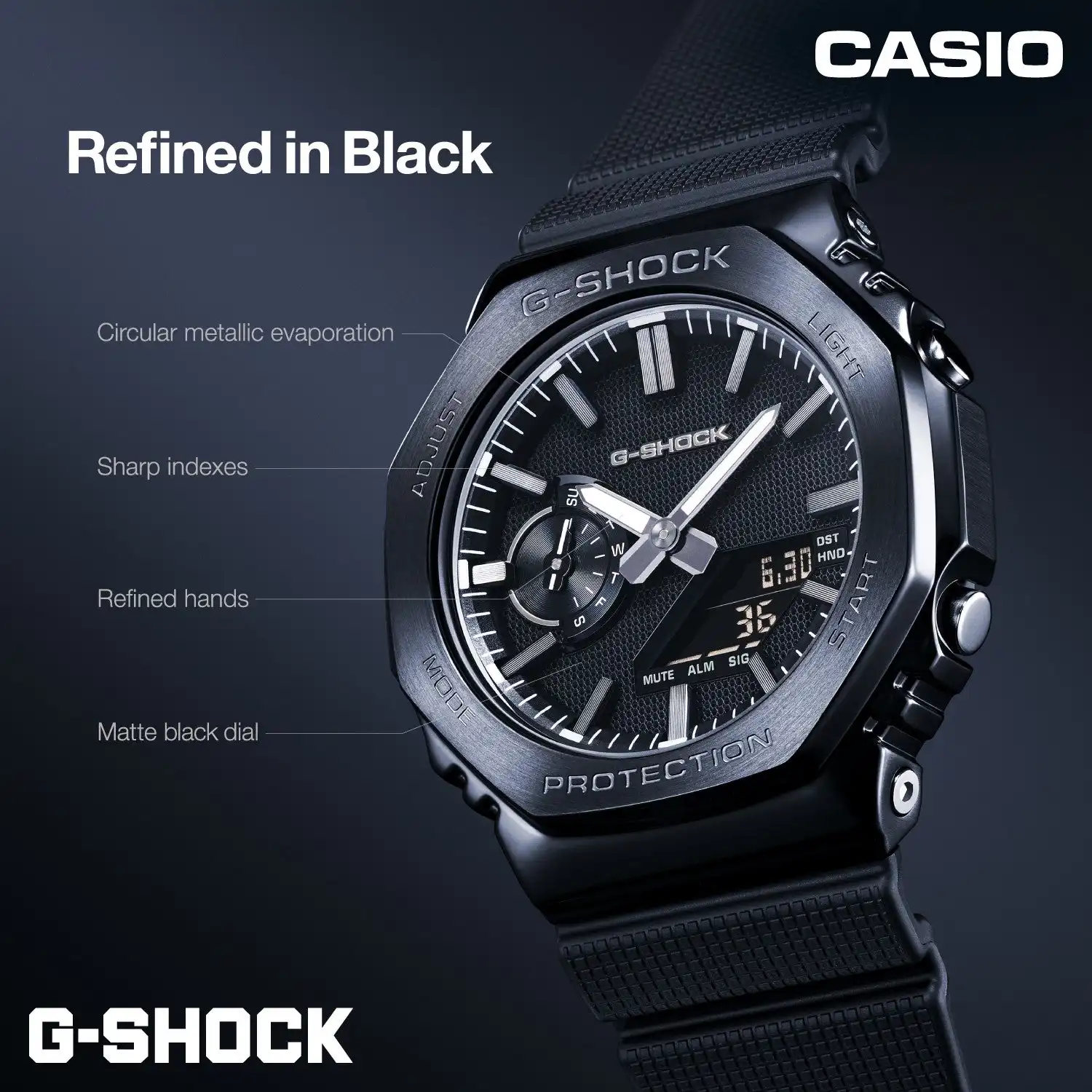 ＜G-SHOCK＞ LUXE BLACK