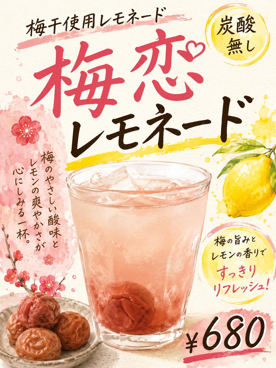 梅恋レモネード