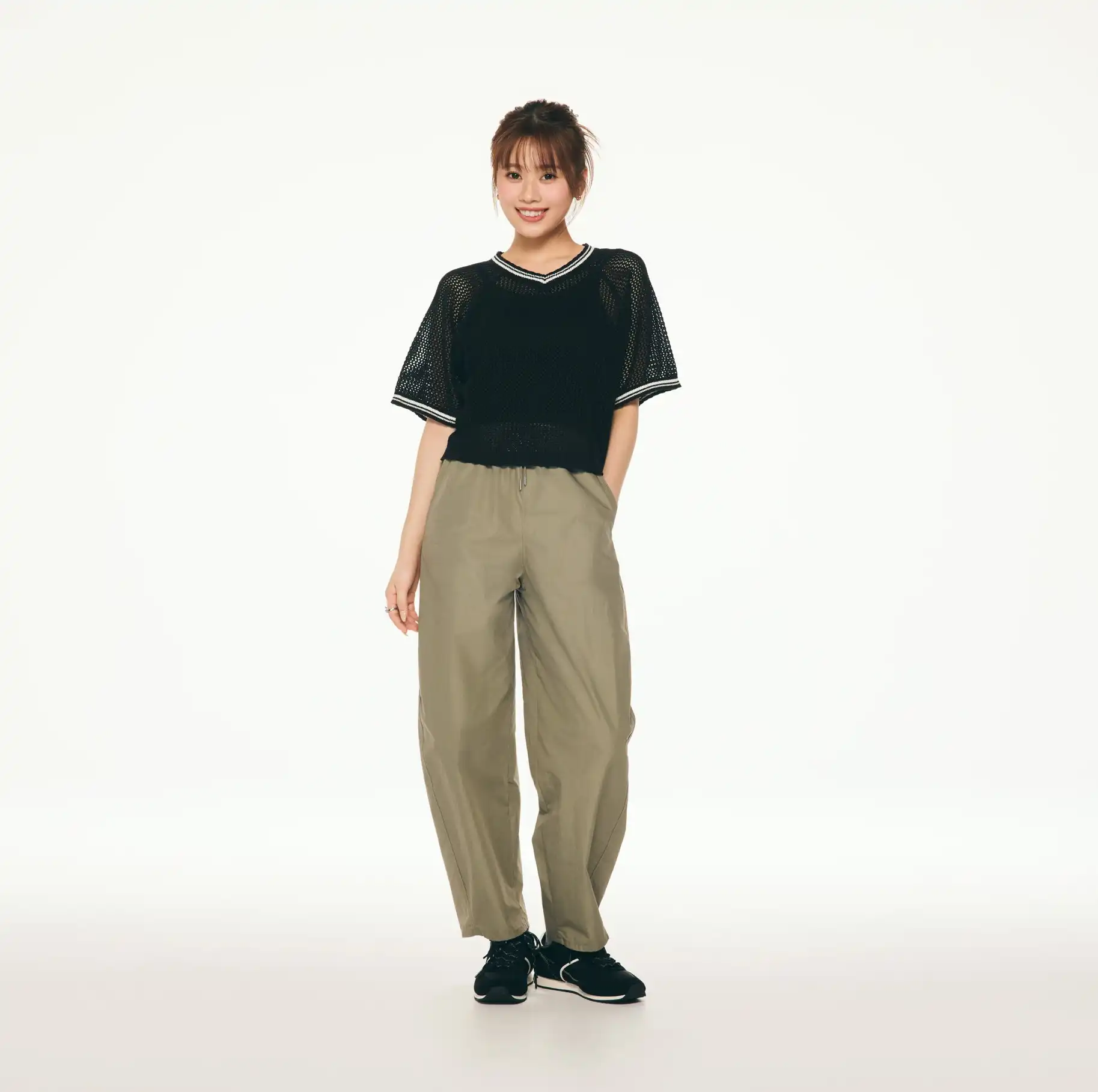 ドライイージーバレルレッグパンツ