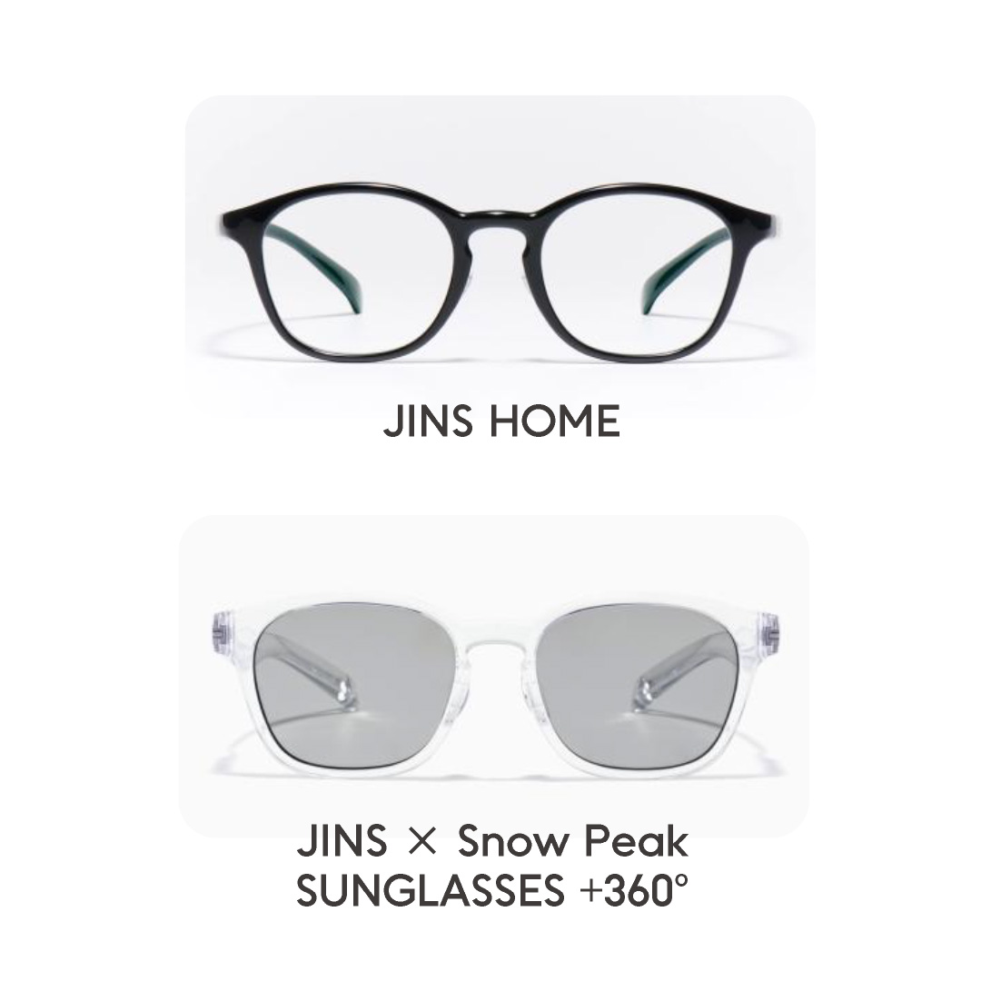 JINS HOME ／ JINS Snow Peak SUNGLASSES ＋360°