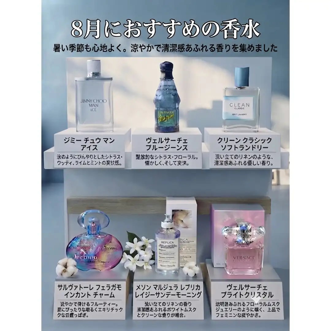 8月におすすめ香水