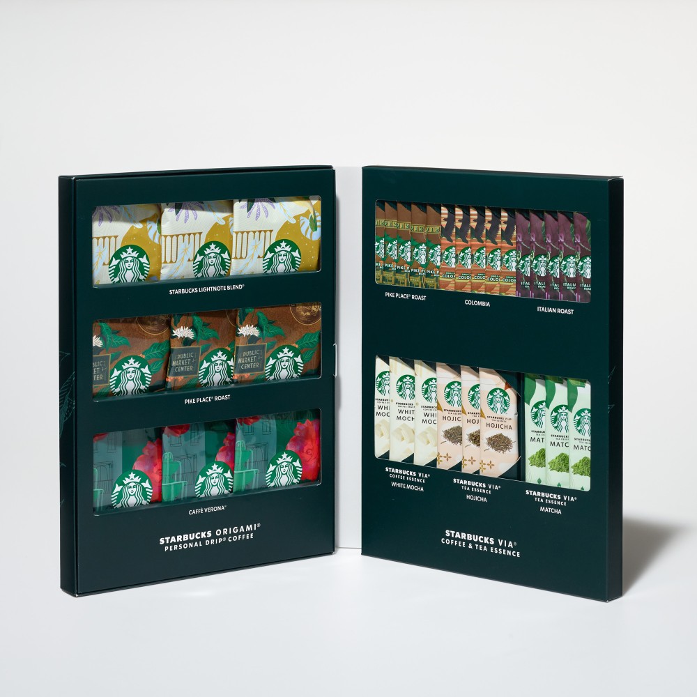 スターバックスヴィア(R)&スターバックスオリガミ(R)ギフトアソート　本体価格 4,630円（税込 5,000円）