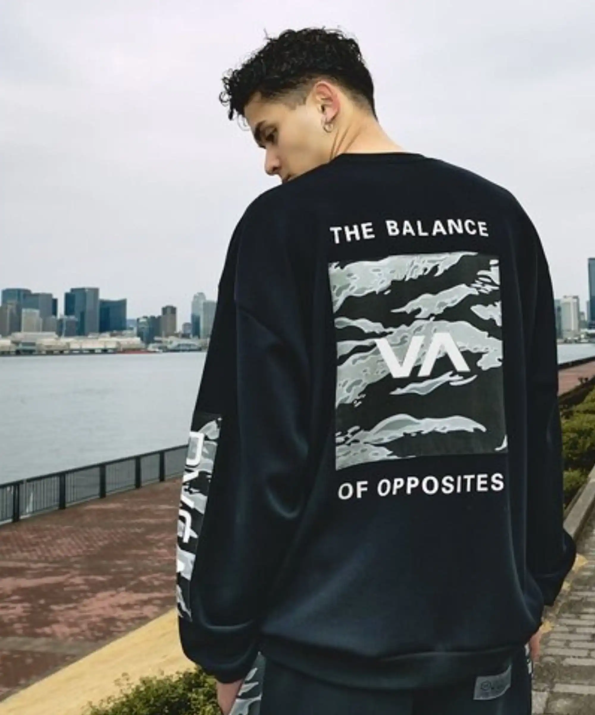 RVCA　メンズ　調温機能付きセットアップ