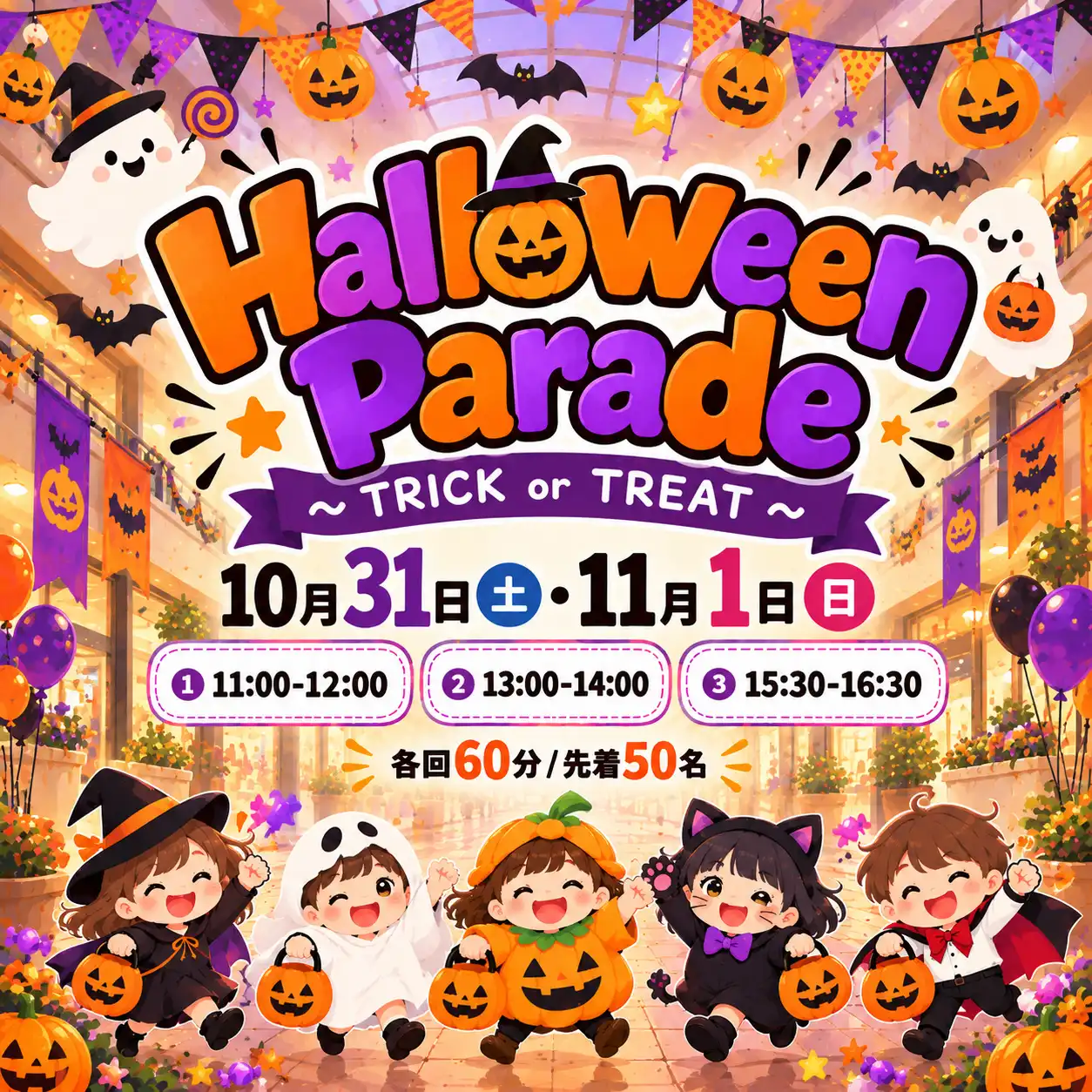 ハロウィンパレード TRICK or TREAT