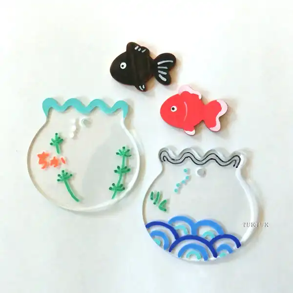 金魚のネームプレートを作ろう