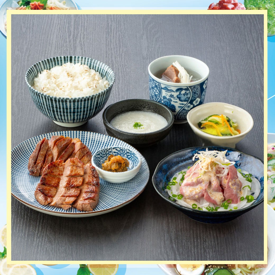 牛たんと牛たん冷しゃぶの定食