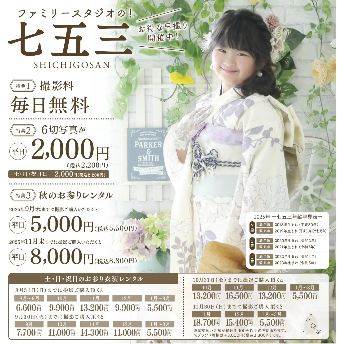 七五三キャンペーン