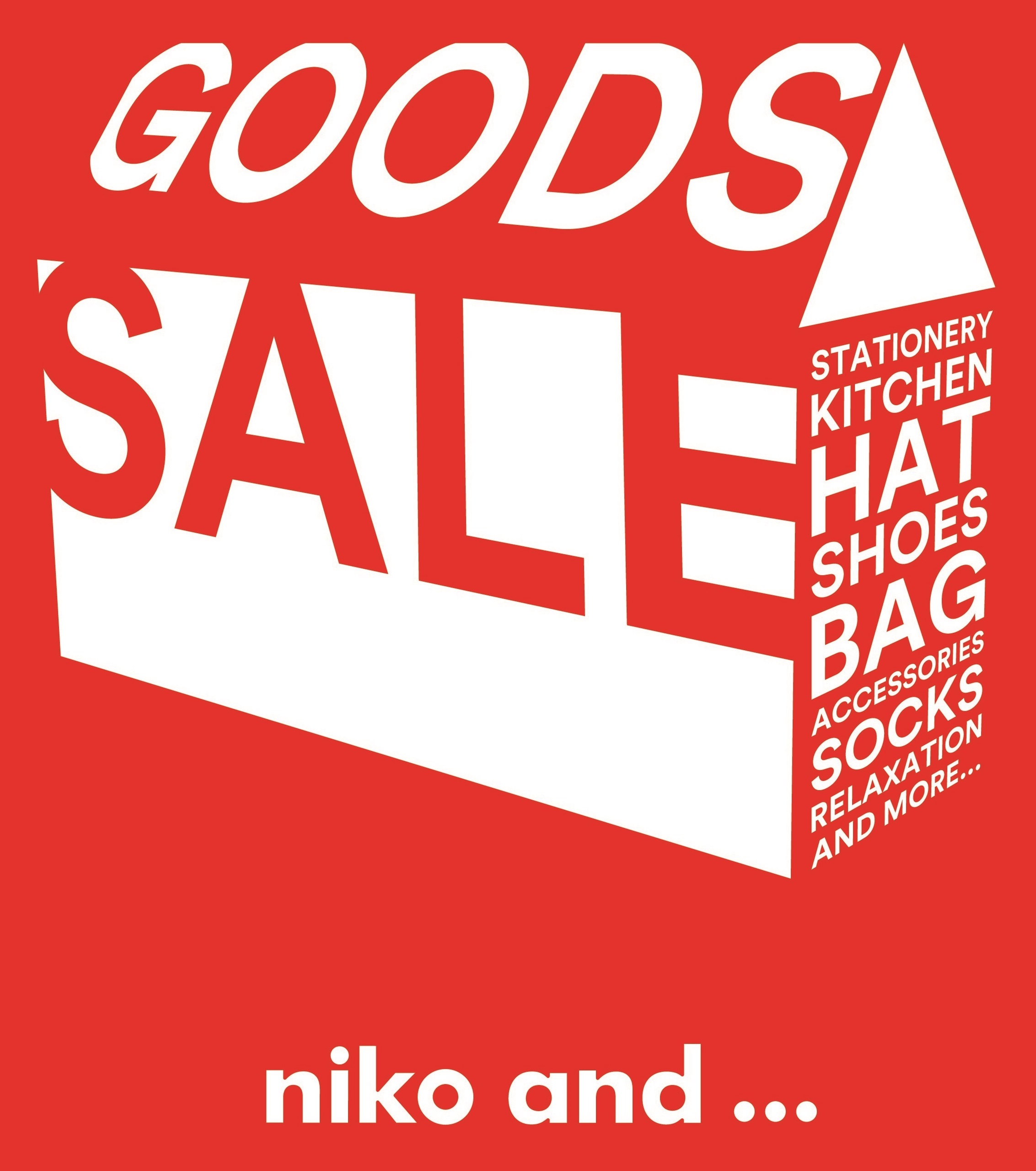 GOODS SALEスタート!!